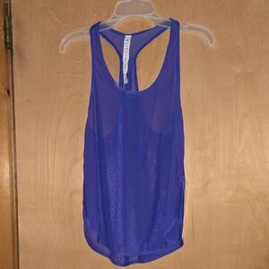NWT Lululemon Singlet Mesh Tank In Super Purple